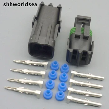 shhworldsea 2,5 мм комплект с 4 контактами, эквивалентный проводному разъему, корпус клеммы 12015024 12015798