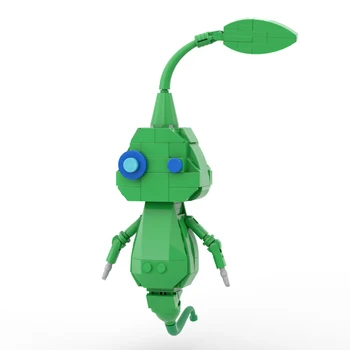 Игровой Персонаж MOC Зеленые Светящиеся Строительные Блоки С Пикинерами Spottys Модель Bulborb Encounterss diy Кирпичи Игрушки для Детских Подарков