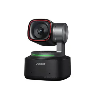 Веб-камера OBSBOT Tiny 2 с разрешением 4K HD, отслеживание с помощью искусственного интеллекта, Автоматическое масштабирование, голосовое управление, веб-камера с поддержкой искусственного интеллекта для видеоконференции в прямом эфире