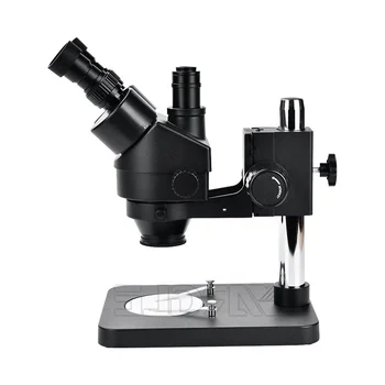 Стереомикроскоп Yargle с Сенсорной Панелью 7X-45X 5MP с Тринокулярным Зумом на Настольной Подставке со Светодиодной Подсветкой