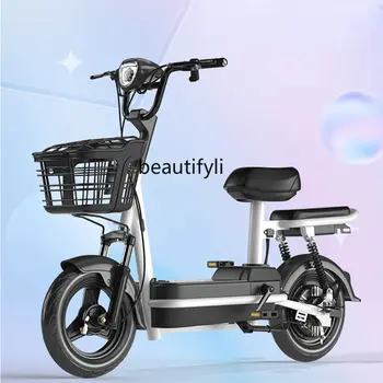 zq Электрический велосипед, маленький электромобиль, аккумуляторная батарея для мужчин и женщин, Литиевый король бега на длинные дистанции