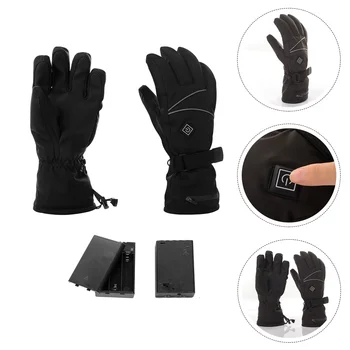 Главная 3-ступенчатая регулировка, зимние креативные перчатки с подогревом, теплые руки, самонагревающиеся теплые перчатки, теплые детские перчатки для грелки