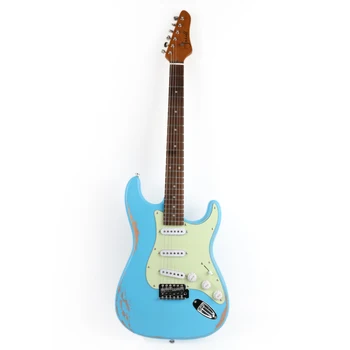 Высококачественная легкая реликвия в винтажном стиле ручной работы электрогитара electricas electro electrique guitare guiter guitarra gitar