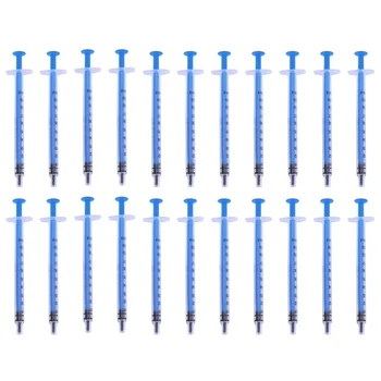 Одноразовый шприц-инъектор без иглы для дозирования питательных веществ (синий)