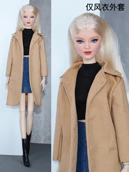 Пальто цвета хаки/30 см кукольная одежда бурелом модный наряд Для 1/6 Xinyi FR ST Куклы Барби
