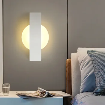 Современный минималистичный светодиодный настенный светильник, акриловый гостиничный настенный светильник для гостиной, спальни, лестницы, коридора, высококачественное украшение для помещений