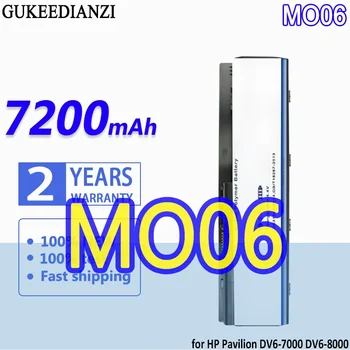 Аккумулятор GUKEEDIANZI высокой емкости 7200 мАч для HP Pavilion DV6-7000 DV6-8000 DV7-7000 672326-421 672412-001 HSTNN-LB3P MO06 MO09