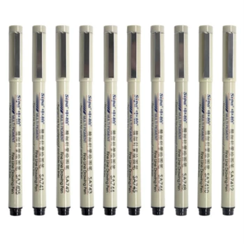 Черная ручка для рисования Тонких линий Multiliner Pens Black Micro Fine Liner Pen U4LD