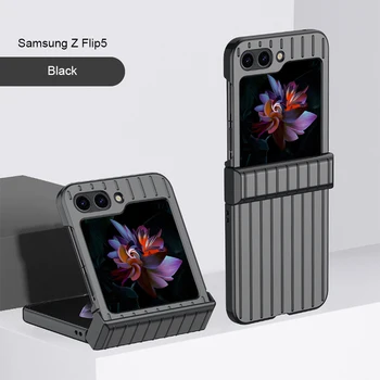 Откидной Чехол Для телефона с Откидным экраном Samsung Galaxy Z Flip 5 Flip5, Многоцветный Вариант, Все включено, Защитные Чехлы От падения, Новые