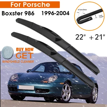 Щетка стеклоочистителя для Porsche Boxster 986 1996-2004, Резиновый силиконовый стеклоочиститель для лобового стекла 22 