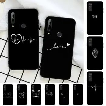 Абстрактная Художественная Линия Love Heart Pattern Чехол Для Телефона Huawei Honor 10 i 8X C 5A 20 9 10 30 lite pro Voew 10 20 V30
