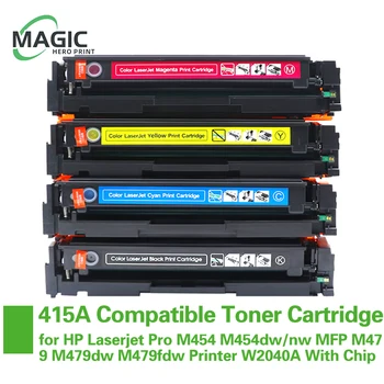 415A Совместимый Тонер-картридж для HP 415A для HPLaserjet Pro M454 M454dw/nw MFP M479 M479dw M479fdw Принтер W2030A с чипом