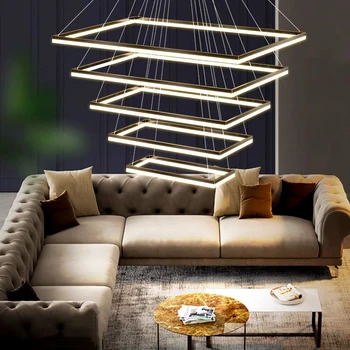 Современная простая люстра для гостиной внутреннее освещение Потолочный светильник подвесной светильник светодиодные Люстры для гостиной внутреннее освещение