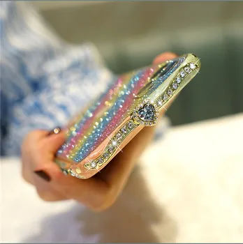 Роскошный Чехол для телефона Со Стразами Apple iPhone 6 6S 7 8 Plus 11 Pro X XS XR XS MAX Case Glitter Crystal Diamond Cover Coque Funda