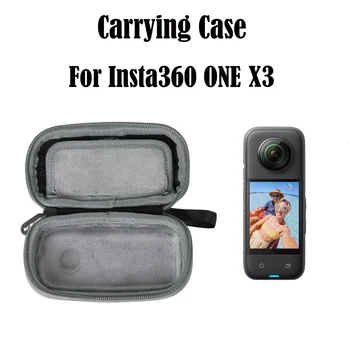 Fran-F17 для Insta360 ONE X3 Чехол для переноски, портативная мини-сумка для хранения, EVA Противоударная жесткая сумка для защиты камеры