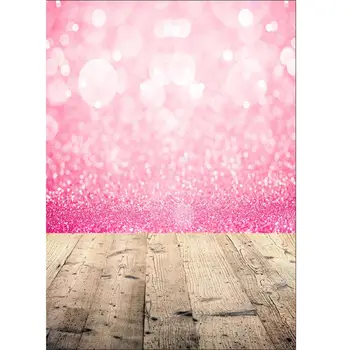 Розовый Блестящий Боке Фотофоны Виниловая Ткань Студийный Фон для Фотосессии для Детей Реквизит для Свадебных Фотосессий