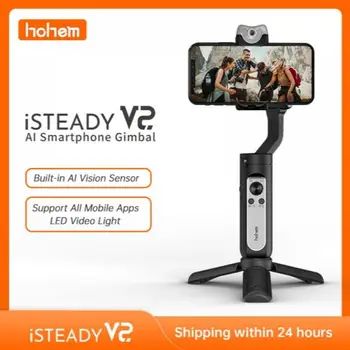 Hohem Официальный Ручной Стабилизатор iSteady V2S Selfie Stick Gimbal Phone для Смартфонов Xiaomi Redmi Huawei iPhone Samsung AI