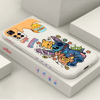 Чехол для телефона Disney Lilo Stitch с Винни-Пухом Redmi Note 13 12 12T 11 11T 11R 11E Pro Plus 10 9 Pro Max 11S 10T 10S 9S 5G Чехол