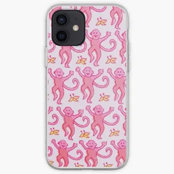 Розовые Опрятные Обезьянки Iphone Tough Case Чехол для телефона Настраиваемый для iPhone X XS XR Max 11 12 13 14 Pro Max Mini 6 6S 7 8 Plus