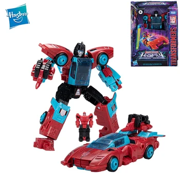 В наличии Оригинальные аниме-фигурки Hasbro Transformers Legacy Deluxe Pointblank, модели игрушек