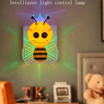 Светодиодный ночник с интеллектуальным управлением светом Bee, защита глаз, подключаемый атмосферный светильник, ночник у изголовья кровати