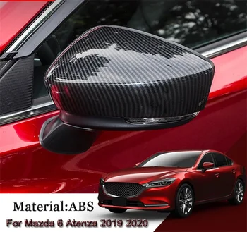 Для Mazda 3 M3 Axela 2019 2020 Боковая Дверь Рамка Зеркала Заднего Вида Накладка На Панель Зеркала Заднего Вида Планки Аксессуары Для Стайлинга Автомобилей