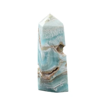 5X Мини-хрустальная палочка с натуральным гемиморфитом, Карибский кальцитовый тетраэдрический столб, Энергетическое украшение 30-50 г