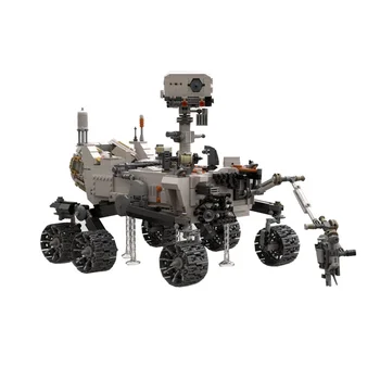 MOC-80946 Марсоход Curiosity В масштабе 1:9, Модель Строительных блоков для сборки • 2682 Детали, Строительные Блоки, Детский Подарок