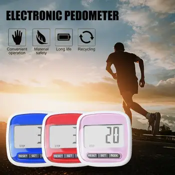 Портативный Многофункциональный Дисплей калорийности упражнений для фитнеса на расстоянии пешей прогулки, Цифровой шагомер, шаги, точный счетчик калорий