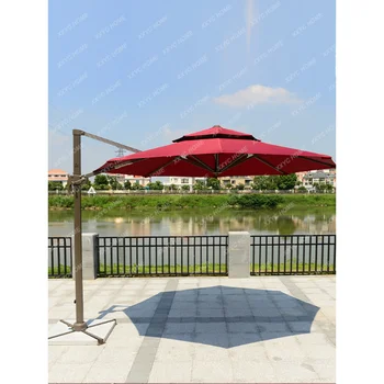 Открытый зонт, Зонт для патио, Открытый Большой зонт от солнца, открытый солнцезащитный зонтик, круглый римский зонтик для охранника.