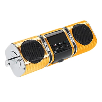 Водонепроницаемые мотоциклетные стереодинамики Bluetooth Аудиосистема USB AUX SD FM-радио MP3-плеер