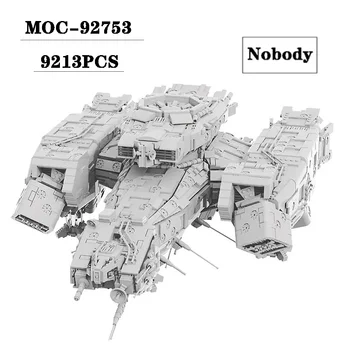 Строительный блок MOC-92753 Супер космический корабль 9213 шт. Пазлы для взрослых и детей на день рождения, Рождественская игрушка, подарочное украшение