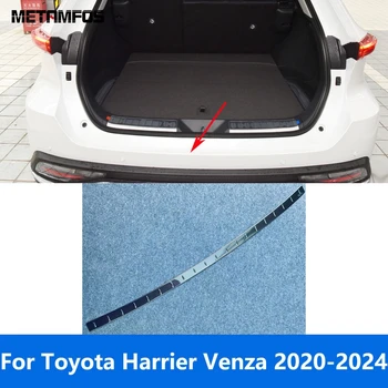 Для Toyota Harrier Venza 2020-2023 2024 Наружный Задний Бампер Багажника Накладка Для Ног Накладка На Порог Задней Двери Аксессуары