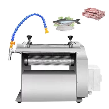 Промышленная машина для снятия кожи с рыбы Машина для снятия филе Баса, тилапии, сома, кальмаров