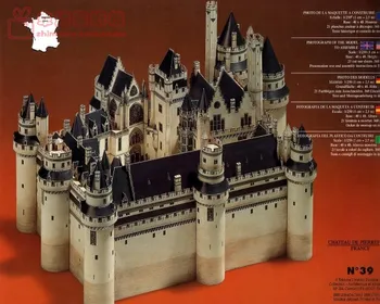Руководство по изготовлению 3D Бумажной модели Здания Замка Пиефенг Своими Руками