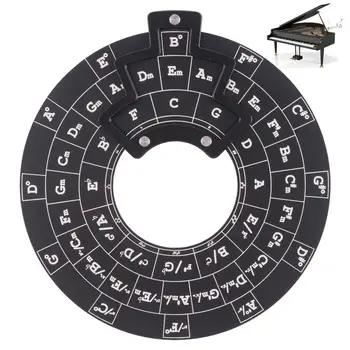 Инструмент для транспонирования музыки Circle Of Fifths Wheel, Гитарные аккорды, Инструмент для музыкальных мелодий, инструмент для аккордов для музыкантов, авторов песен, начинающих и взрослых