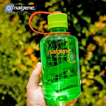 Nalgene-Спортивная Бутылка для воды с Узким горлышком, Портативная, для Кемпинга, На открытом воздухе, Пеших прогулок, Бутылка для питья, 500 мл