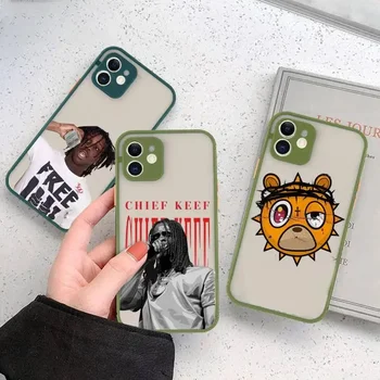Чехол для телефона Chief Keef Rapper матовый прозрачный для iphone 14 11 12 13 plus mini pro max cover