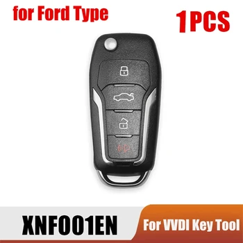 Для Xhorse XNFO01EN Универсальный Беспроводной Дистанционный Брелок с 4 Кнопками Для Ford Type Для Ключевого Аксессуара VVDI