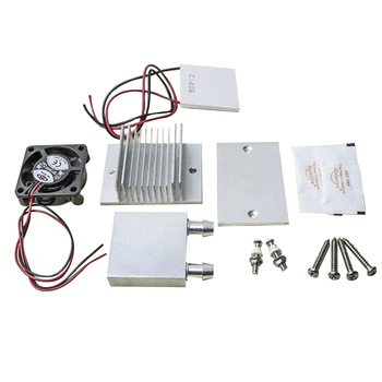 DIY Kit TEC1-12706 Термоэлектрический Модуль Пельтье, Охладитель воды, Система охлаждения 60 Вт