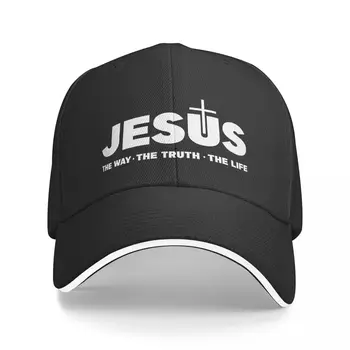 Иисус Христос Jesus Christ Путь, Истина, Жизнь Велосипедная кепка Солнцезащитный козырек Хип-хоп Кепки Ковбойская шляпа Остроконечные шляпы